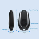 Mini Power Bank Key Ring 1500mAh Type-C Portable Keychain Charger External Spare Battery Pack for Iphone Xiaomi HUAWEI Powerbank