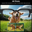 2026New AI Smart Glasses 120+Language Translation 800W Pixel Camera Video Music Player Call Business 8K Color Change Glasses Men