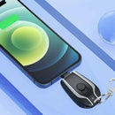 Mini Power Bank Key Ring 1500mAh Type-C Portable Keychain Charger External Spare Battery Pack for Iphone Xiaomi HUAWEI Powerbank