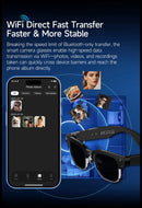 2026New AI Smart Glasses 120+Language Translation 800W Pixel Camera Video Music Player Call Business 8K Color Change Glasses Men