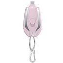 Mini Power Bank Key Ring 1500mAh Type-C Portable Keychain Charger External Spare Battery Pack for Iphone Xiaomi HUAWEI Powerbank