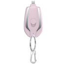 Mini Power Bank Key Ring 1500mAh Type-C Portable Keychain Charger External Spare Battery Pack for Iphone Xiaomi HUAWEI Powerbank
