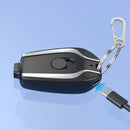 Mini Power Bank Key Ring 1500mAh Type-C Portable Keychain Charger External Spare Battery Pack for Iphone Xiaomi HUAWEI Powerbank
